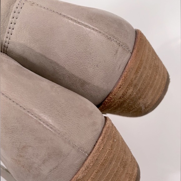 Sam Edelman Women’s Packer Ankle Boot Putty Leather Ankle Bootie Size 10.5 - Picture 5 of 9